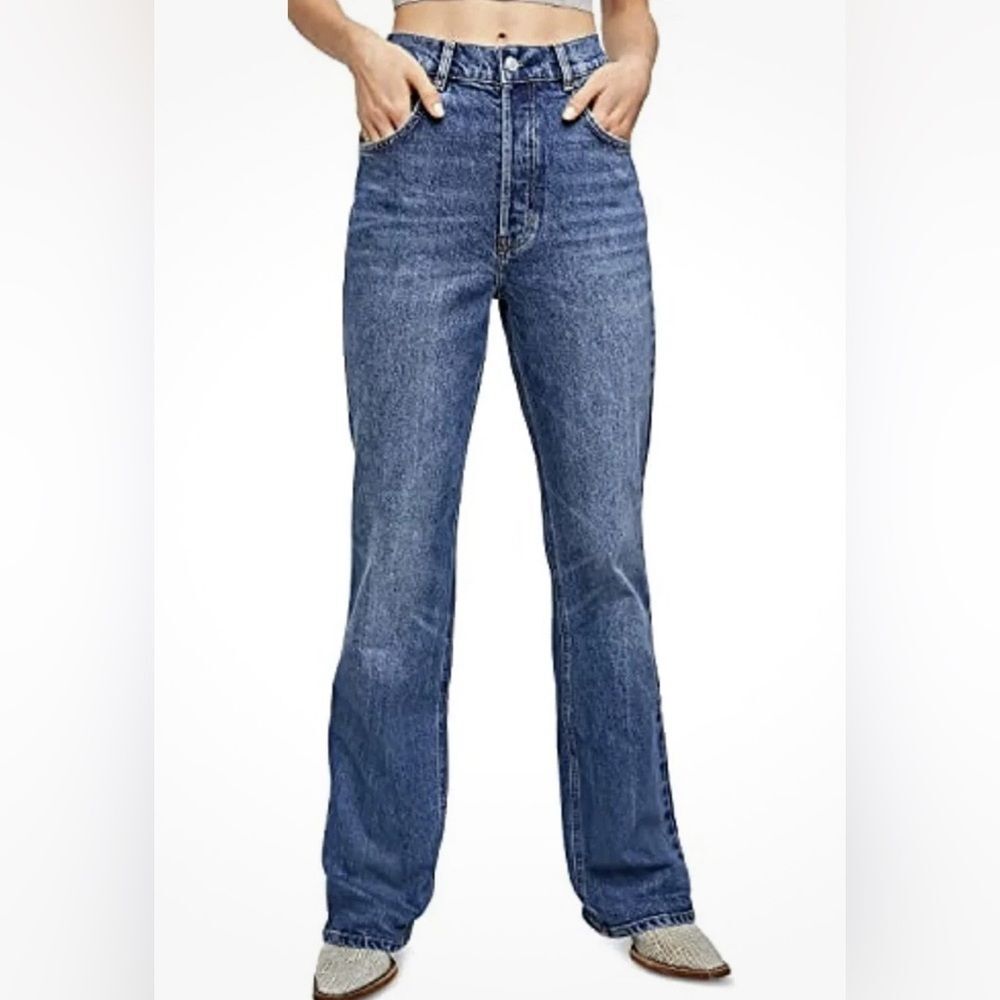 Free People French Girl Flare Jeans 32 NWT